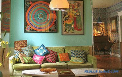 Boho style in the interior - the rules of creation and 45 photos of the ideas of the embodiment