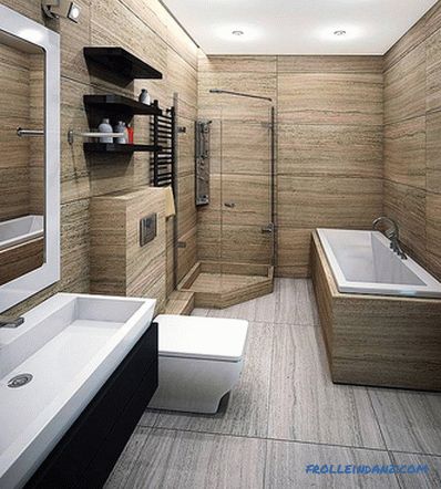 Small bathroom interior - bathroom design