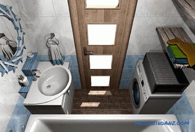 Small bathroom interior - bathroom design