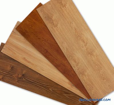 What are the types of laminate in design, shape, wear resistance classes + Photo