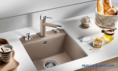 Stone sink for the kitchen - the pros and cons of various types