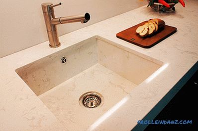 Stone sink for the kitchen - the pros and cons of various types