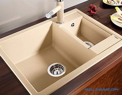 Stone sink for the kitchen - the pros and cons of various types