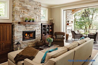 Fireplaces in the interior - 100 design ideas with photos