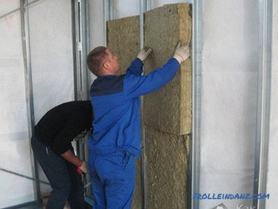 Warming house mineral wool with their own hands
