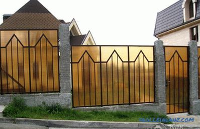 Polycarbonate fence do it yourself