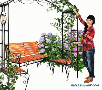 How to make a garden arch with your own hands (+ photo)