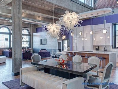 Loft style interior design