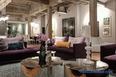 Loft style interior design