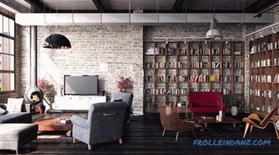 Loft style interior design