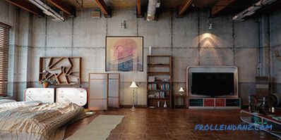 Loft style interior design