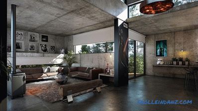 Loft style interior design