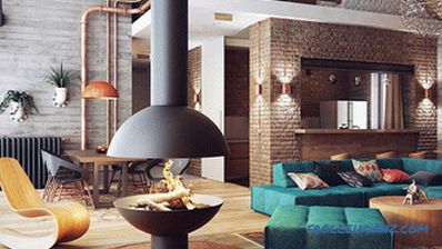 Loft style interior design