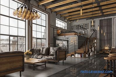 Loft style interior design