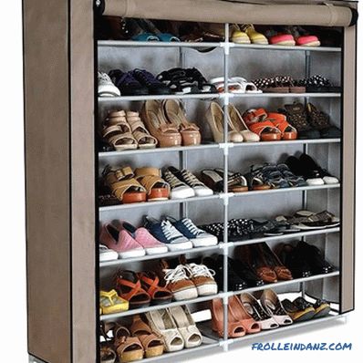 How to make a shelf for shoes with their own hands